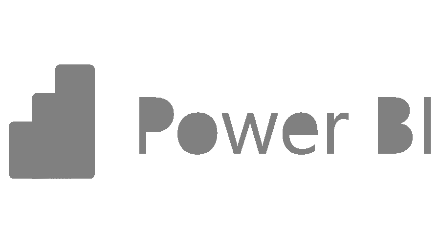 PowerBI wordmark 808080